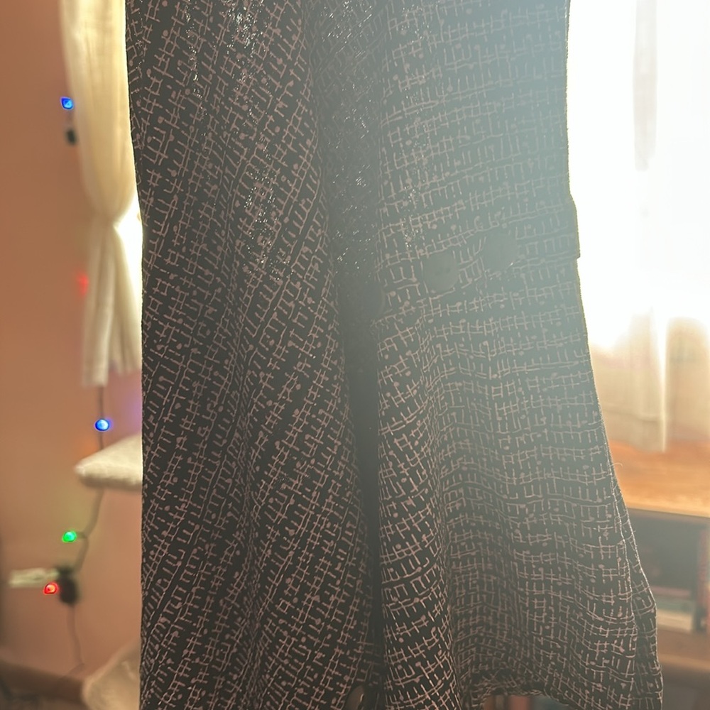 90s Slinky Witchy Button Down Maxi Skirt - Picture 7 of 7